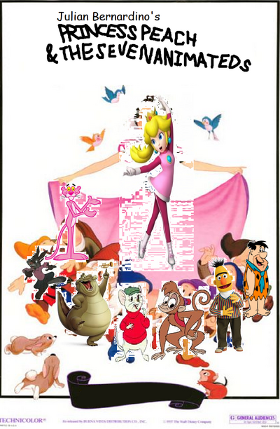 Princess Peach and the Seven Animateds.