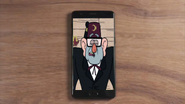 Grunkle Stan on Phone by Thebackgroundponies2016Style