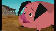 Ollie as Chamberlain as a Pig