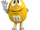 Yellow M&M