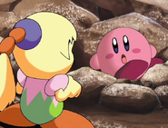 Tiff meeting Kirby for the first time