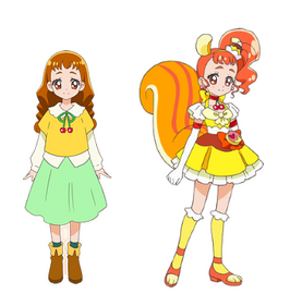 Cure Custard = Mask, Splatoon + Kira Kira Precure A La Mode