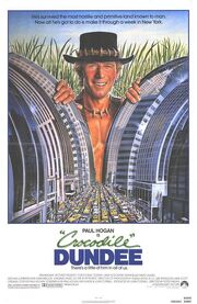 1986 - Crocodile Dundee Movie Poster