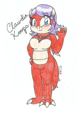 Clawdia Koopa Bowser's Wife