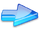 Blue Glass Arrow.svg