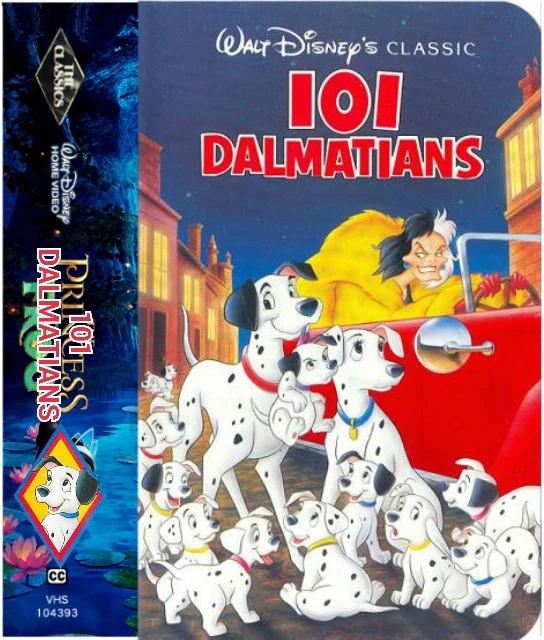 101 Dalmatians VHS (Walt Disney Black Diamond Classics) Scratchpad