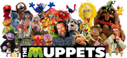 Jim Henson's family of Muppets cast