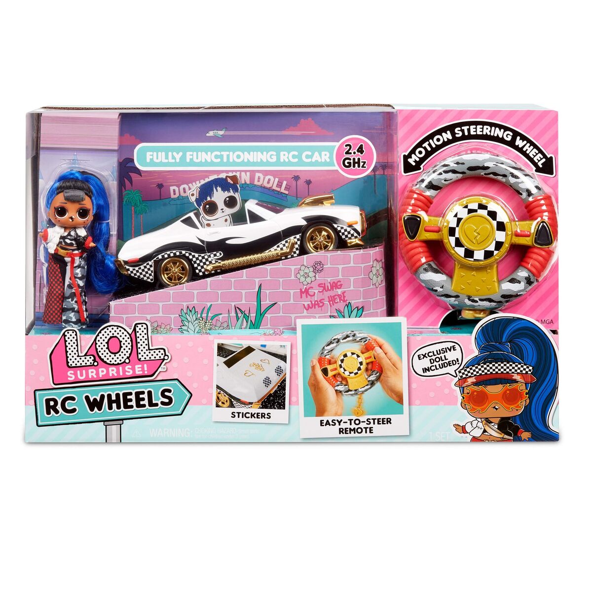 Dolls LOL OMG M.C SWAG et NEONLICIOUS & Barbie Camping Car