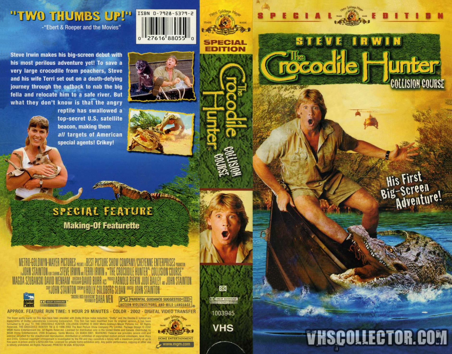 Opening And Closing To The Crocodile Hunter Collision Course 02 Vhs Mgm Signs Distribution Deal With Warner Bros Scratchpad Fandom