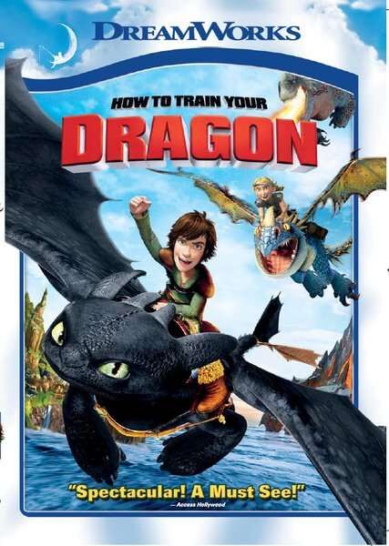 how to train your dragon dvd cover