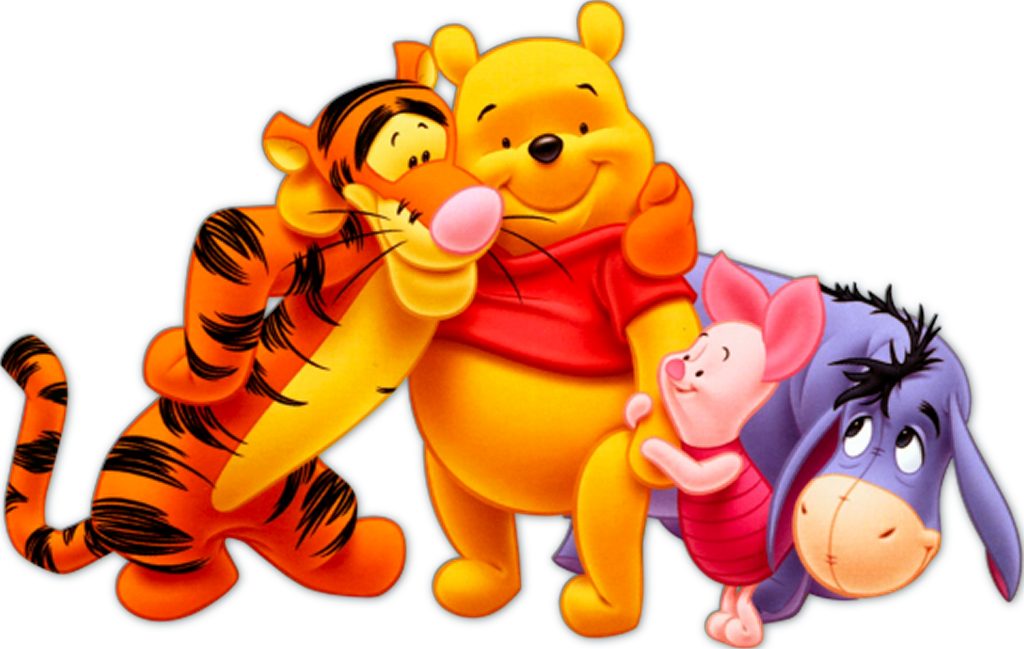 cartoon baby pooh bear