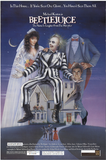 Beatlejuice 1998 Re-Release Poster