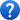 Blue question mark icon