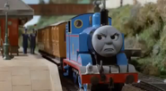 Thomas is angry with Henry and calls him fat/lazybones in Thomas and the Guard/Thomas and the Conductor