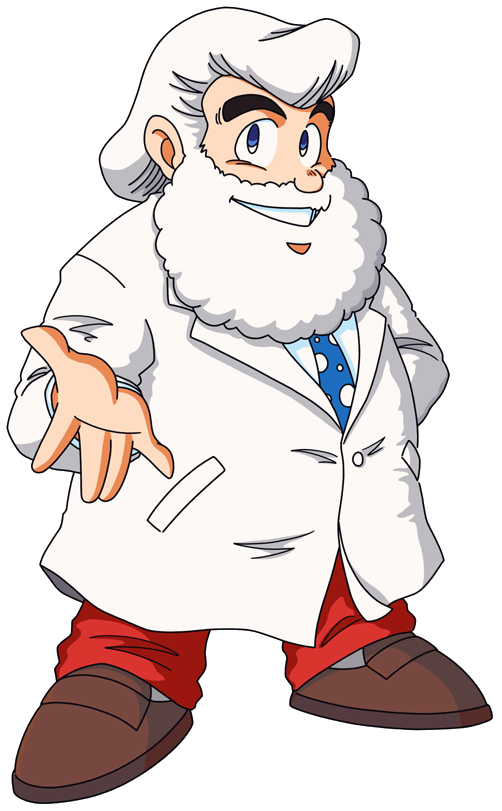 ''Dr. Light is a character from Mega Man. 