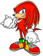 Promotional artwork of Knuckles for Sonic Adventure 1/DX