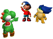 Yoshi, Noddy and Ludwig