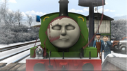 Percy's CGi flashback of the events of A Scarf For Percy in Blue Mountain Mystery