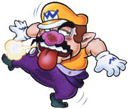 Wario gets drunk from Wario Land 2