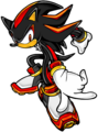 Promotional artwork of Shadow for Sonic Adventure 2 (Battle)