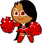 Red Cheerleader Cookie