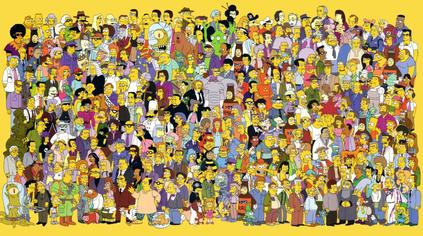 simpson characters with pictures