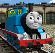 Thomas (voiced by Michael J. Fox, ever since Marty McFly's voice in the Back To The Future movie series and video game franchise)