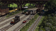 Mavis is being helped by Diesel in Blue Mountain Mystery