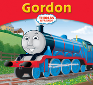 Gordon on the cover of his My Thomas Story Library Book