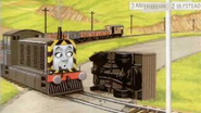 An illustration of Mavis from the Railway Series book, Toby, Trucks, and Trouble