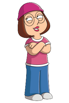 Lois Griffin from the back wearing skimpy black panties Zip Pouch