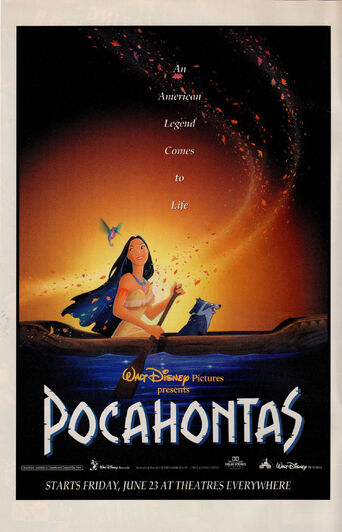 pocahontas 1995 movie poster