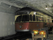 MTA Car #3295 (stored at the Boylston Station on the MBTA's Greenline.)