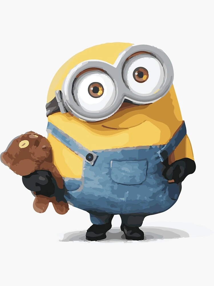 Despicable Me Minions Dave One In A Minion Long Sleeve Drawing by Thao Ngo