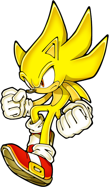 super sonic  Sonic, Sonic art, Sonic the hedgehog