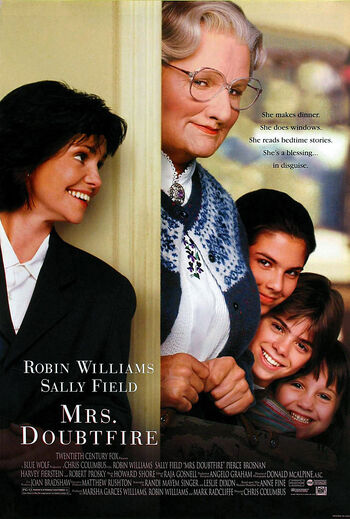 Mrs doubtfire poster