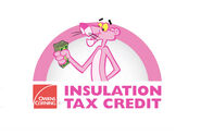 The Pink Panther is Holding Dollars from Owens Corning