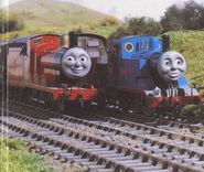 Thomas and James are together from after the Breakdown Train in the Cow Field