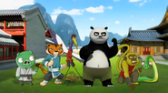 Po in the MAD sketch, Kung Fu Blander