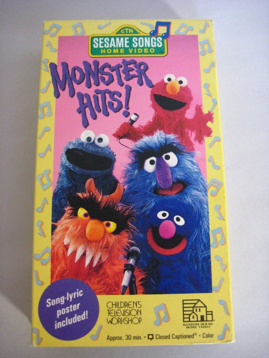 Opening To Sesame Songs: Monster Hits 1990 VHS (From Children's 