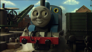 Thomas about to blow his new whistle in Thomas and the Big Bang