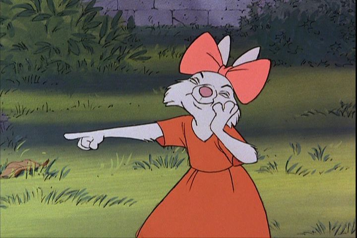 Sis Bunny is an anthropomorphic girl rabbit in the 1973 Disney Robin Hood f...
