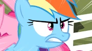 Angry Rainbow Dash