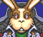 Peppy Hare in Star Fox 2