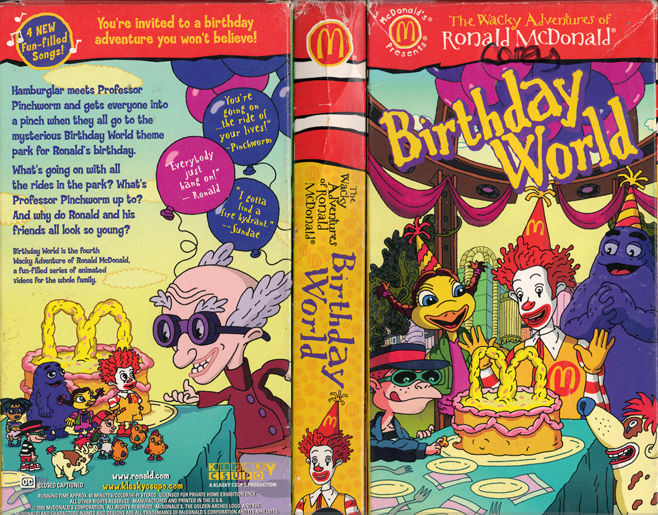 the wacky adventures of ronald mcdonald