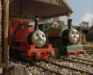 Skarloey with Peter Sam in Peter Sam and the Refreshment Lady