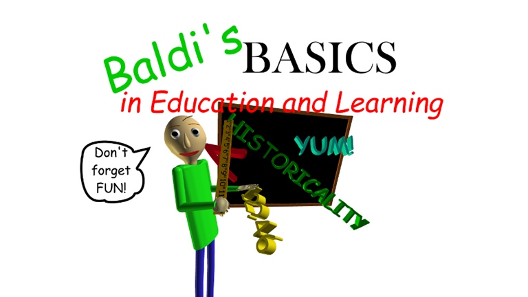 Baldi S Basics In Education And Learning 2018 Game Scratchpad Fandom - roblox baldi songs