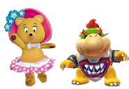 Tessie and Bowser jr