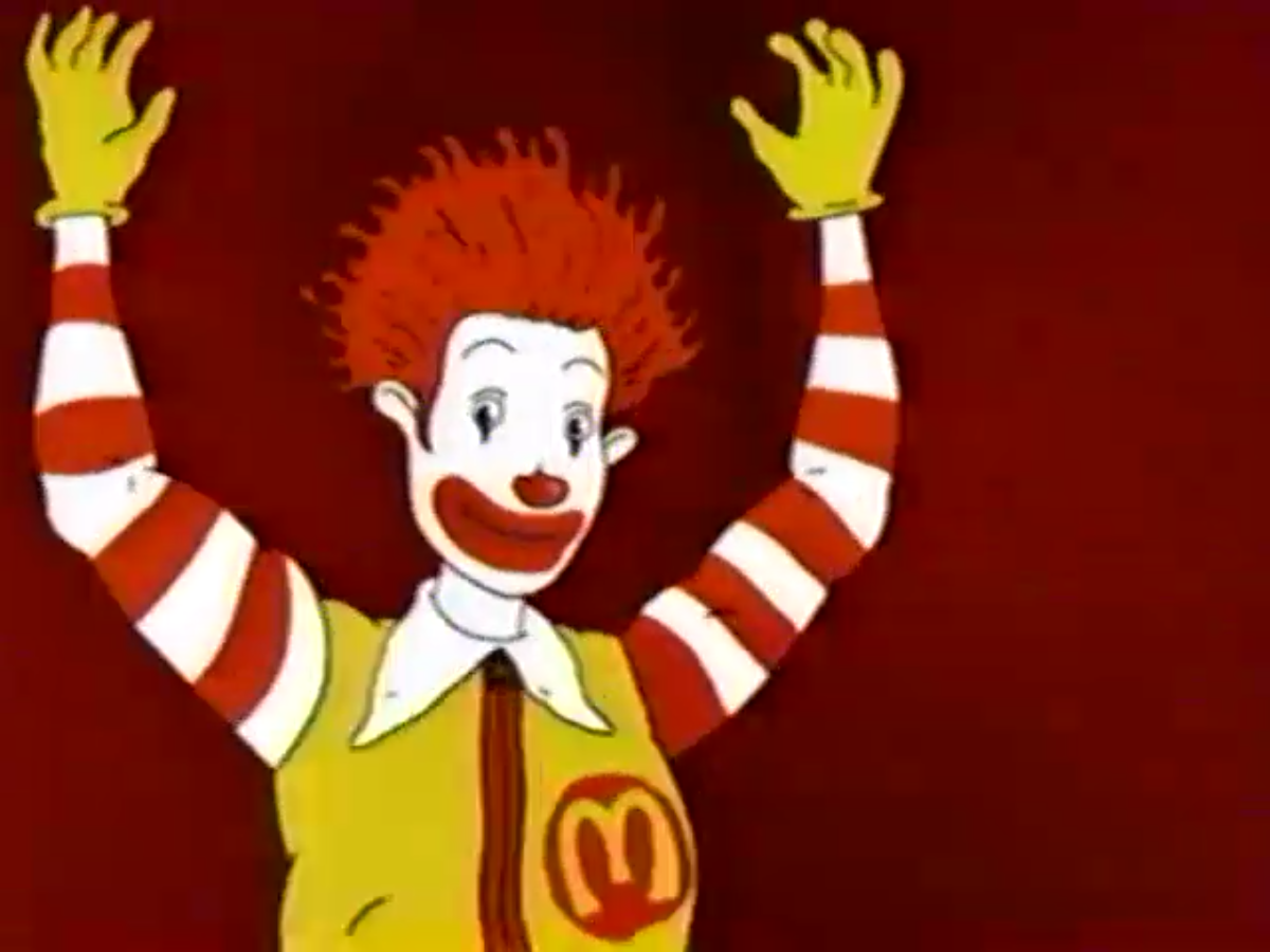 1992 Ronald McDonald Happy Meal Bubble Blowing Shoe Wand 