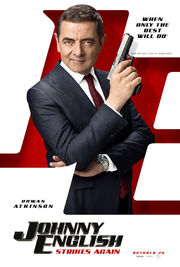 2018 - Johnny English Strikes Again Movie Poster